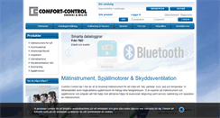 Desktop Screenshot of comfort-control.se